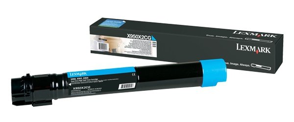 Toner Lexmark 22Z0009, cyan, 22000s, return, Lexmark XS955de 22Z0009