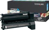 Toner Lexmark C7720CX. cyan. 15000s. return. Lexmark C772 C7720CX