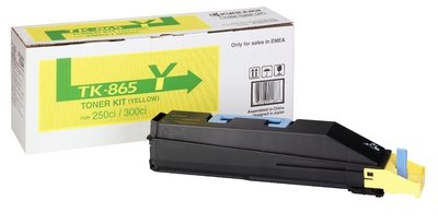 Toner Kyocera-Mita TK865Y. yellow. 12000s. 1T02JZAEU0. Kyocera Mita 250Ci/300Ci 1T02JZAEU0
