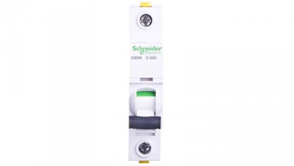 Wyłącznik nadprądowy 1P D 63A 6kA AC iC60N-D63 A9F05163