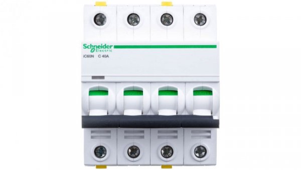 Wyłącznik nadprądowy 4P C 40A 6kA AC iC60N-C40-4 A9F04440