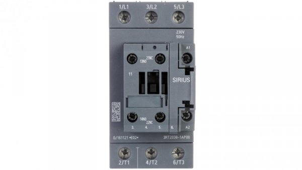 Stycznik mocy 80A 3P 37kW 230V AC 1Z+1R S2 3RT2038-1AP00