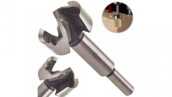 Wierło puszkowe do drewna sednik 40x50/90mm MILWAUKEE
