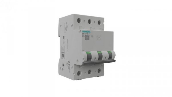 Wyłącznik nadprądowy 3P C 16A 10kA AC VDE Siemens 0538