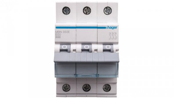 Wyłącznik nadprądowy 3P B 50A 6kA AC MBN350E