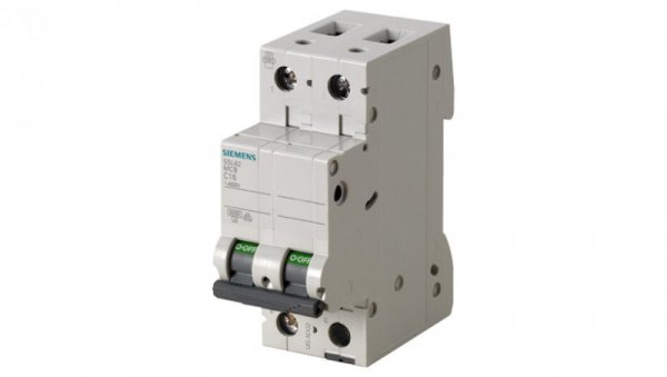 Wyłącznik nadprądowy 2P C 6A 6kA AC 5SL6206-7