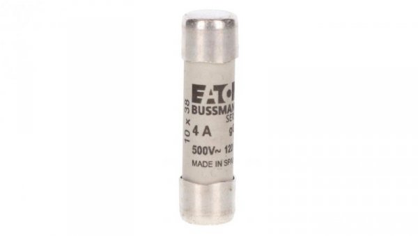 Wkładka bezpiecznikowa cylindryczna 10x38mm 4A gG 500V C10G4