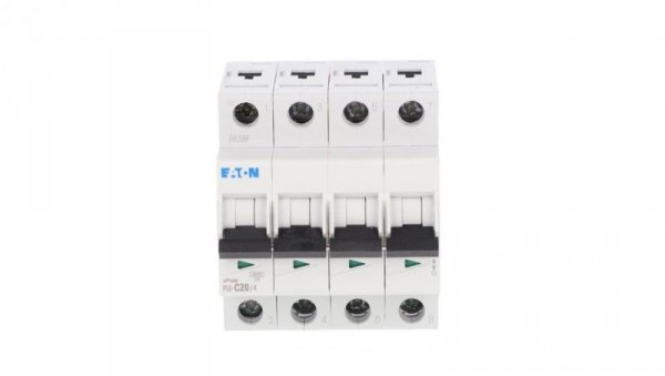 Wyłącznik nadprądowy 4P C 20A 6kA AC PL6-C20/4 166522
