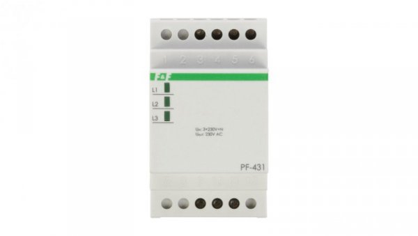 Automatyczny przełącznik faz 16A 3x230V+N PF-431