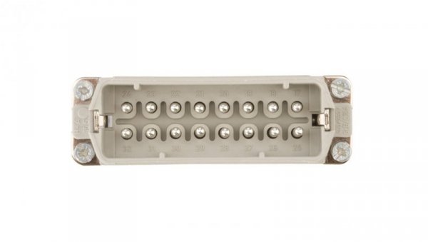 Wkład złącza 16P+PE męski 16A 250V EPIC H-A 16 SS 17-32 DR PH1 10540000