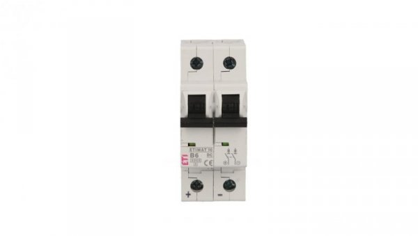 Wyłącznik nadprądowy 2P B 6A 6kA DC ETIMAT10 002128712