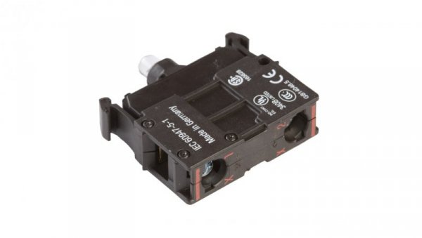 Oprawka z LED czerwona 230V AC M22-LED230-R 216564