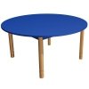 stolik przedszkolny drewniany prostokątny, stolik na drewnianych nogach, stolik drewniany, stolik przedszkolny, stół do przedszkola, stolik przedszkolny okrągły, stół okrągły