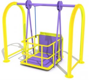 Huśtawka z platformą dla wózków inwalidzkich 02