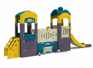 Most z tunelem dla dzieci 07 – plac zabaw modułowy