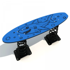 Huśtawka sprężynowa Rekin – deska balansowa na plac zabaw