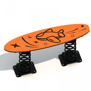 Huśtawka sprężynowa Samolot – deska balansowa na plac zabaw