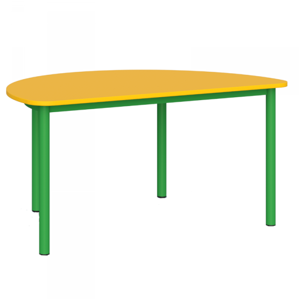 stolik przedszkolny półokrągły, stolik do przedszkola, stół przedszkolny, stolik do żłobka, stolik do przedszkola