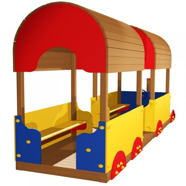 pociąg na plac zabaw, lokomotywa na plac zabaw, lokomotywa drewniana, lokomotywa plac zabaw, domek na plac zabaw, domek do ogrodu, domki ogrodowe, domki dla dzieci, lokomotywa z wagonem