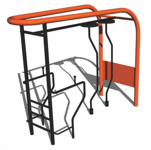 Tor sprawnościowy – stanowisko do wspinaczki i przechodzenia