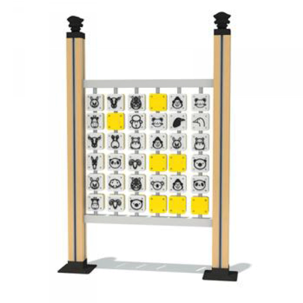 Tablica edukacyjna dla dzieci z wizerunkami zwierząt – panel sensoryczny do przedszkola i szkoły