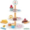 TOOKY TOY Patera Słodkości Drewniany Stojak Babeczki Ciasta