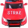 Auto SUV Straż Pożarna na akumulator dla dzieci + Syreny + Światła + Megafon + Pilot