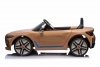 Autko BMW i4 na akumulator dla dzieci Złoty + Wolny Start + EVA + Ekoskóra + Audio LED + Pilot