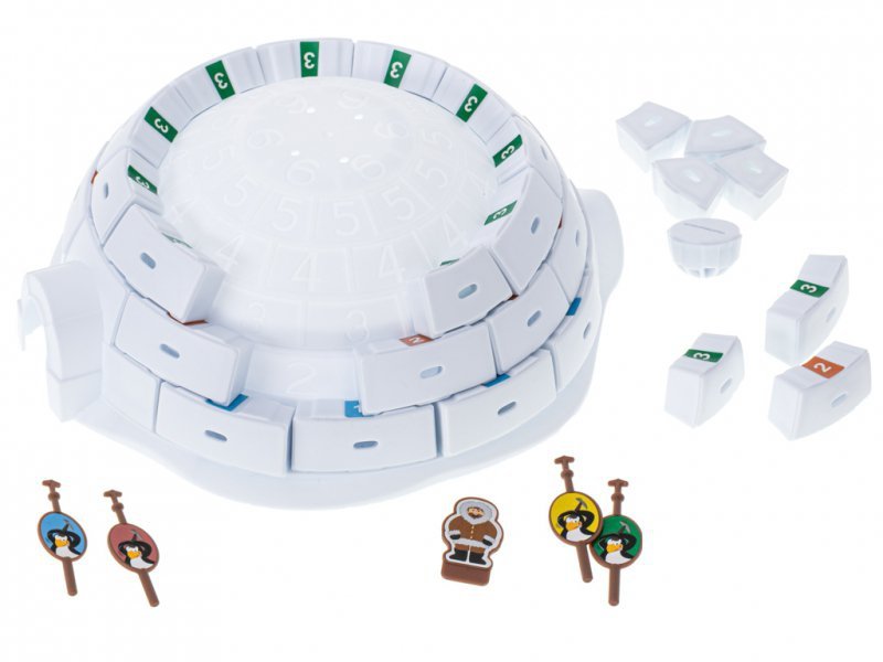 Gra zręcznościowa zbuduj igloo pingwiny