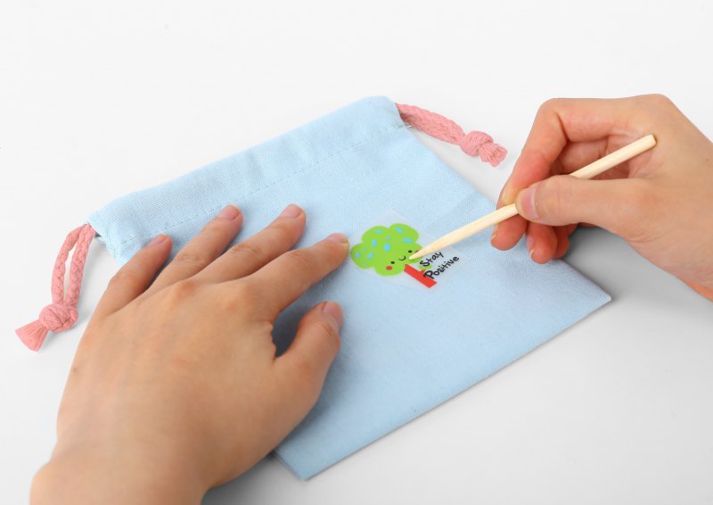 WOOPIE ART&FUN Zestaw Kreatywny Zrób Torebkę Dekorowanie Woreczka Imię Dziecka DIY