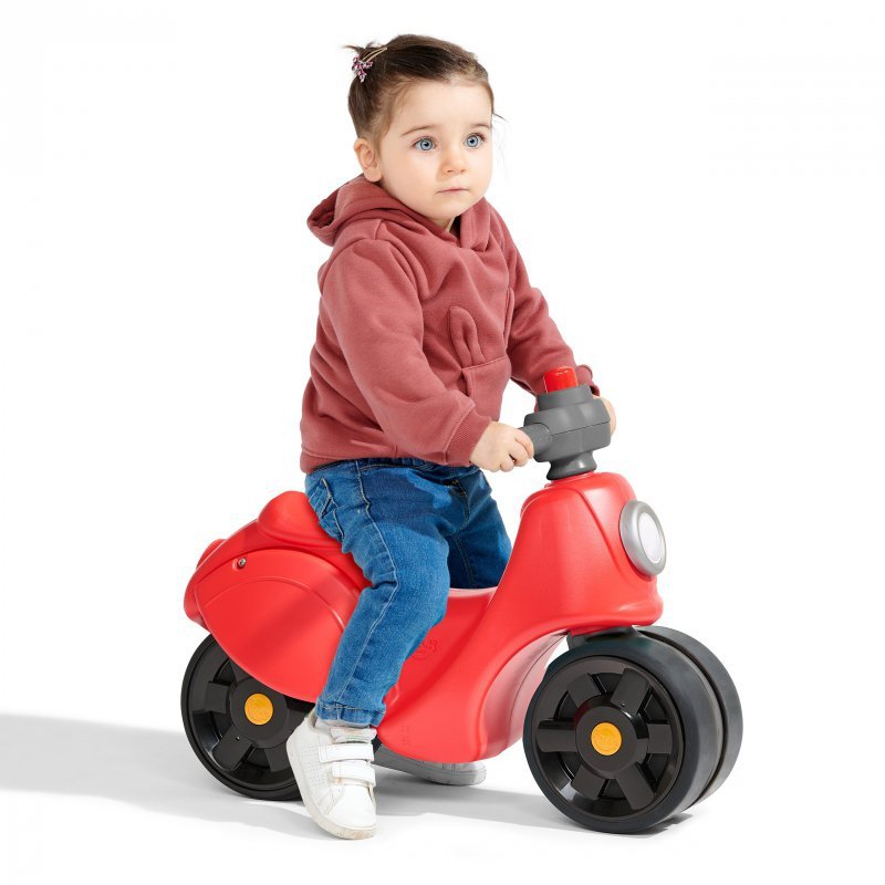 FALK  Jeździk Scooter Strada Scooter Czerwony Ciche Opony od 1 Roku