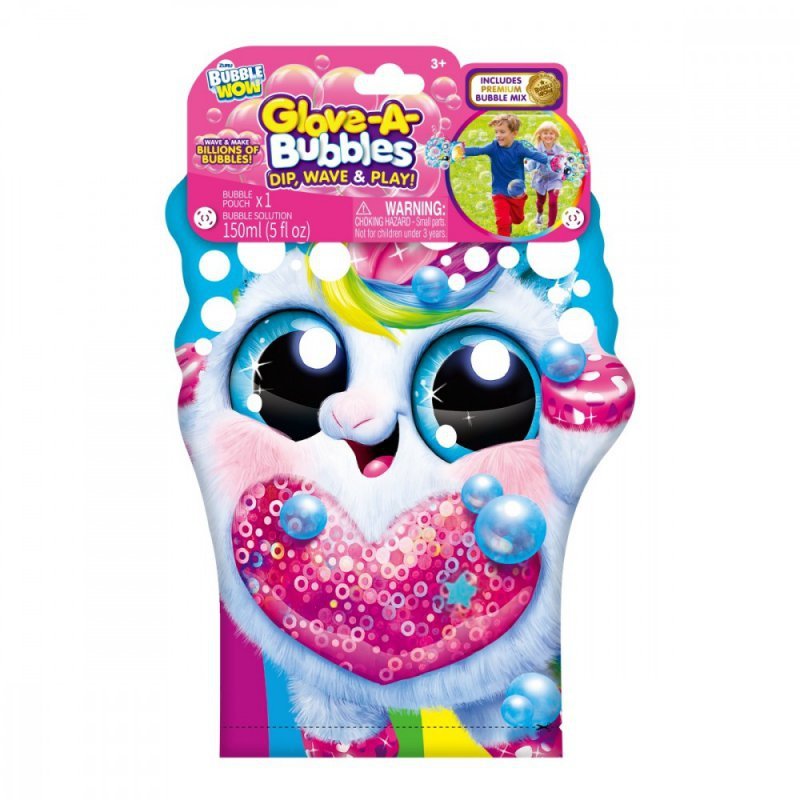 ZURU BUBBLE WOW Rękawica do bąbelkow RAINBOCORNS