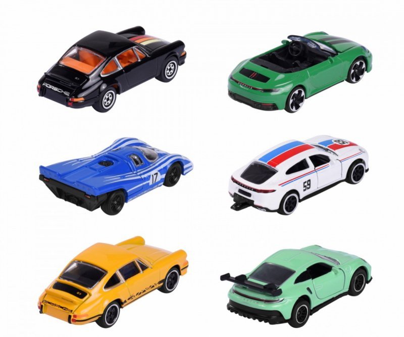 Majorette Pojazd Majorette Porsche Premium Cars 6 rodzajów mix