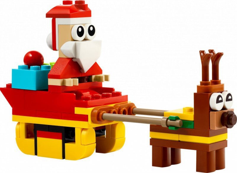 LEGO Klocki Creator 30670 Przejażdżka saniami Świętego Mikołaja