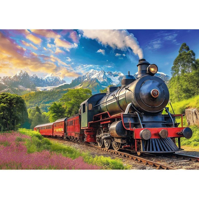 Trefl Puzzle 1000 elementów Podróż pociągiem