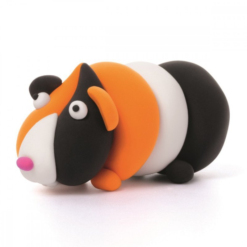Tm Toys Masa plastyczna Hey Clay Figurka Puchate zwierzaki, Świnka Morska