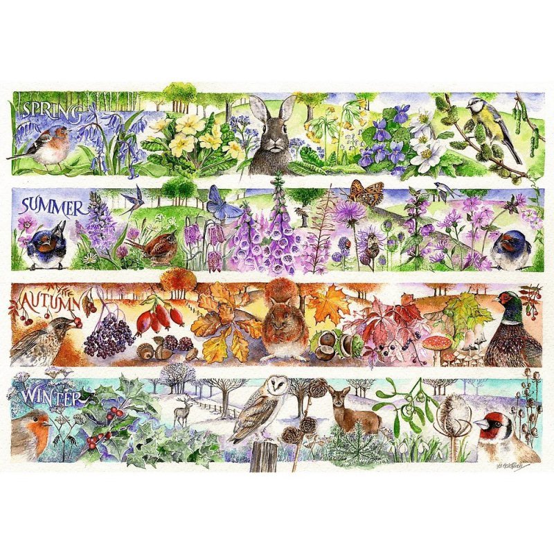 Trefl Puzzle 1000 elementów Premium Cztery pory roku
