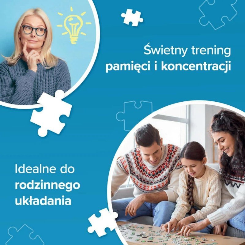 Trefl Puzzle 300 elementów EasyPiece Znaczki pocztowe; dla seniora