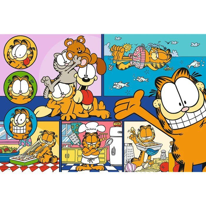 Trefl Puzzle 100 elementów Leniwy Garfield