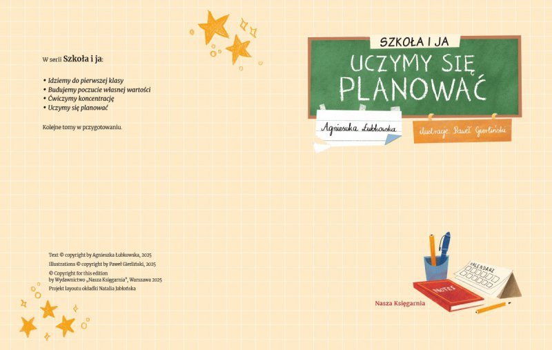 Nasza księgarnia Książeczka Szkoła i ja. Uczymy się planować