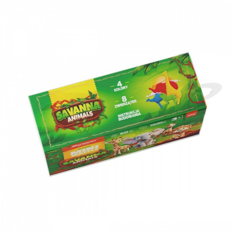 Marioinex Klocki Mini Waffle - Animals Savanna 50 elementów
