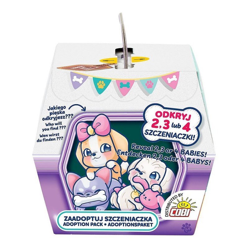 Cobi Zestaw figurek Little Live Pets - Mama Surprise! Families! Zaadoptuj szczeniaczka!