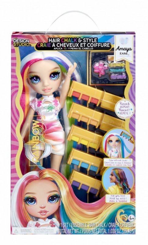 MGA Lalka Rainbow High Hair Chalk & Style Amaya