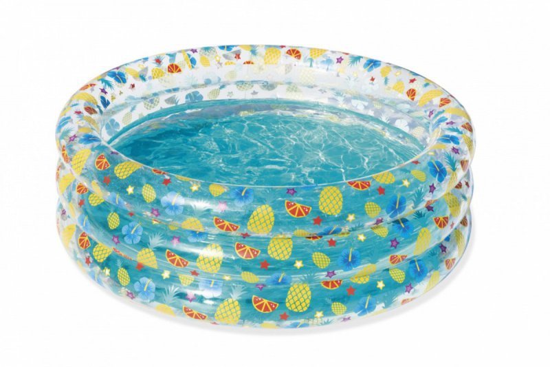 Basen ogrodowy dla dzieci 150x53cm Tropical BESTWAY + Łatka naprawcza