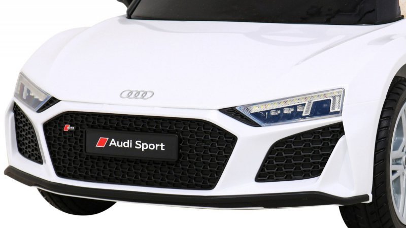 Audi R8 LIFT Samochodzik na akumulator Biały + Pilot
