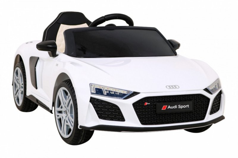 Audi R8 LIFT Samochodzik na akumulator Biały + Pilot