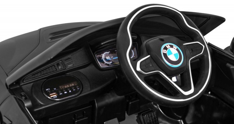 BMW I8 Lift Auto na akumulator Czarny + Pilot
