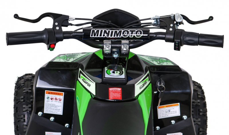 Quad HIPERFECT na akumulator Zielony 35km/h + Silnik 1000W + Koła pompowane + Regulacja siedzenia