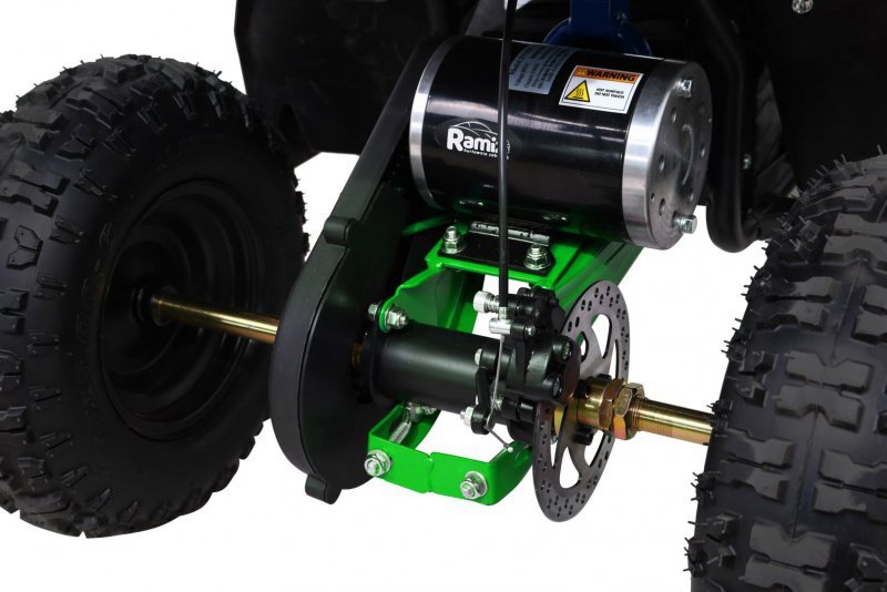 Quad HIPERFECT na akumulator Zielony 35km/h + Silnik 1000W + Koła pompowane + Regulacja siedzenia
