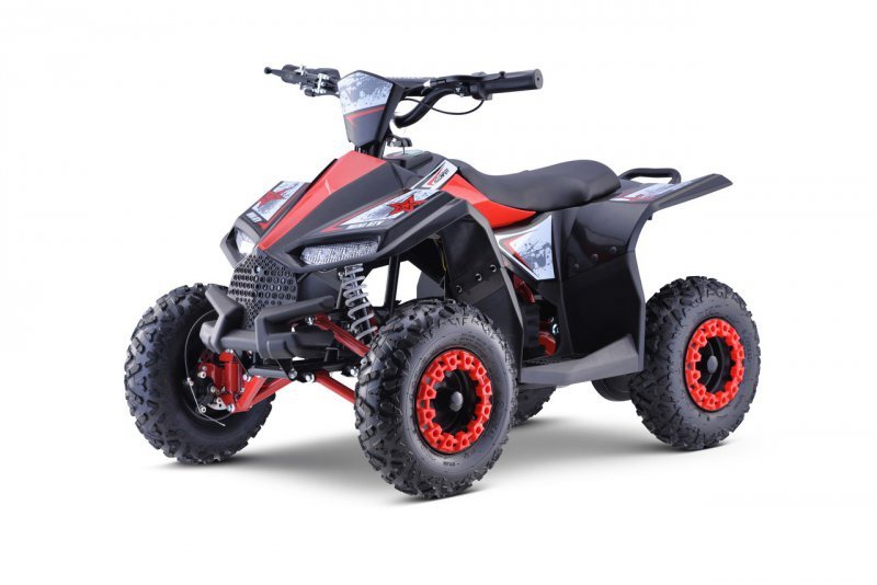 Quad HIPERFECT na akumulator Czerwony 35km/h + Silnik 1000W + Koła pompowane + Regulacja siedzenia